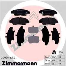Zimmermann 24979.165.2 - Brzdové platničky -