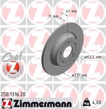 Zimmermann 250.1316.20 - Brzdový kotúč -