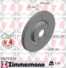 Zimmermann 250.1372.20 - Brzdový kotúč -