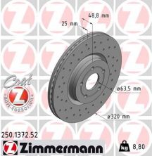 Zimmermann 250.1372.52 - Brzdový kotúč -