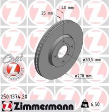 Zimmermann 250.1374.20 - Brzdový kotúč -