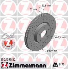 Zimmermann 250.1375.52 - Brzdový kotúč -