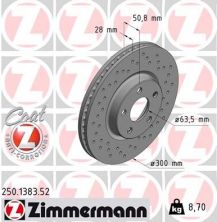 Zimmermann 250.1383.52 - Brzdový kotúč -