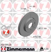 Zimmermann 250.1391.20 - Brzdový kotúč -