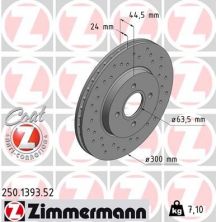 Zimmermann 250.1393.52 - Brzdový kotúč -