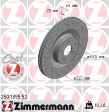 Zimmermann 250.1395.52 - Brzdový kotúč -