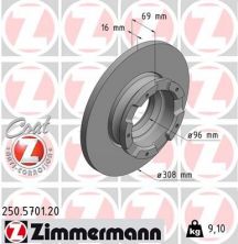 Zimmermann 250.5701.20 - Brzdový kotúč -