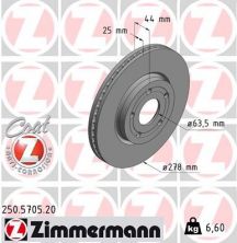 Zimmermann 250.5705.20 - Brzdový kotúč -