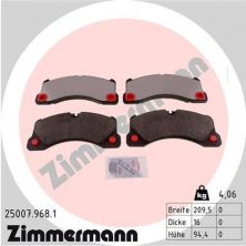 Zimmermann 25007.968.1 - Brzdové platničky -