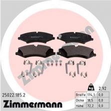 Zimmermann 25022.185.2 - Brzdové platničky -