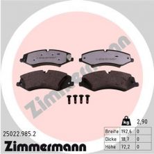 Zimmermann 25022.985.2 - Brzdové platničky -