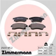 Zimmermann 25031.185.2 - Brzdové platničky -
