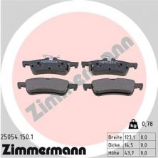 Zimmermann 25054.150.1 - Brzdové platničky -
