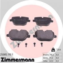Zimmermann 25085.170.1 - Brzdové platničky -