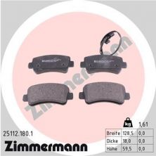 Zimmermann 25112.180.1 - Brzdové platničky -