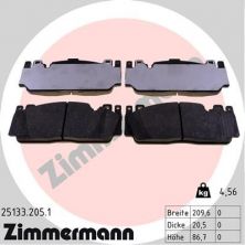 Zimmermann 25133.205.1 - Brzdové platničky -
