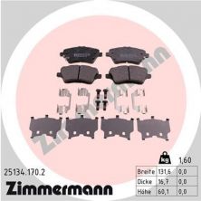 Zimmermann 25134.170.2 - Brzdové platničky -