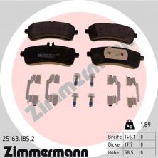 Zimmermann 25163.185.2 - Brzdové platničky -