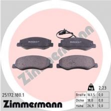 Zimmermann 25172.180.1 - Brzdové platničky -