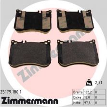 Zimmermann 25179.180.1 - Brzdové platničky -