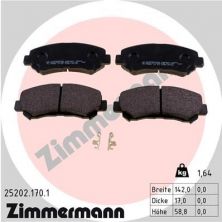 Zimmermann 25202.170.1 - Brzdové platničky -