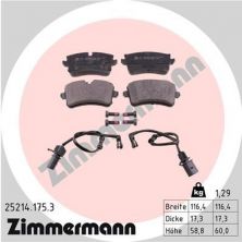 Zimmermann 25214.175.3 - Brzdové platničky -
