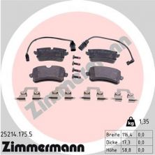 Zimmermann 25214.175.5 - Brzdové platničky -