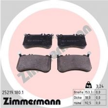 Zimmermann 25219.180.1 - Brzdové platničky -