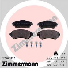 Zimmermann 25220.185.1 - Brzdové platničky -
