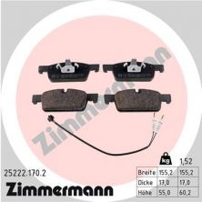 Zimmermann 25222.170.2 - Brzdové platničky -