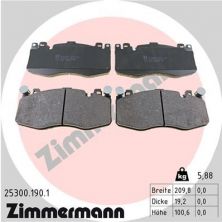 Zimmermann 25300.190.1 - Brzdové platničky -