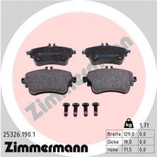 Zimmermann 25326.190.1 - Brzdové platničky -