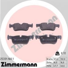 Zimmermann 25331.160.1 - Brzdové platničky -