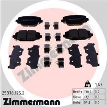 Zimmermann 25376.175.2 - Brzdové platničky -