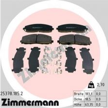Zimmermann 25378.185.2 - Brzdové platničky -