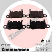 Zimmermann 25512.175.1 - Brzdové platničky -