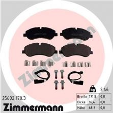Zimmermann 25602.170.3 - Brzdové platničky -