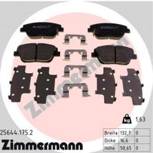 Zimmermann 25644.175.2 - Brzdové platničky -