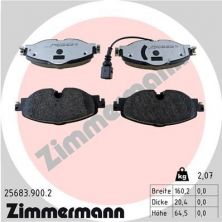 Zimmermann 25683.900.2 - Brzdové platničky -