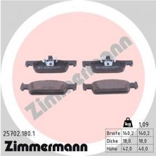 Zimmermann 25702.180.1 - Brzdové platničky -
