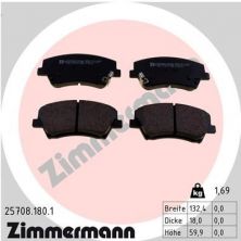 Zimmermann 25708.180.1 - Brzdové platničky -