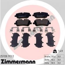 Zimmermann 25720.173.2 - Brzdové platničky -