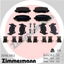 Zimmermann 25734.170.2 - Brzdové platničky -