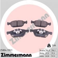 Zimmermann 25804.170.1 - Brzdové platničky -