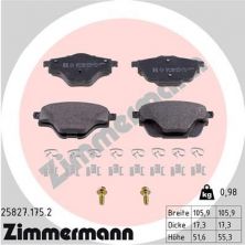 Zimmermann 25827.175.2 - Brzdové platničky -