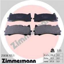Zimmermann 25838.155.1 - Brzdové platničky -
