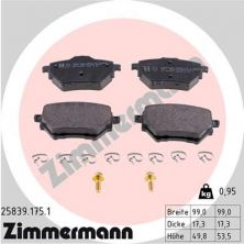Zimmermann 25839.175.1 - Brzdové platničky -