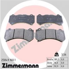 Zimmermann 25849.160.1 - Brzdové platničky -