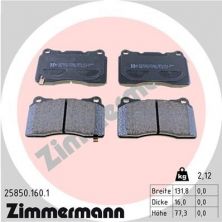 Zimmermann 25850.160.1 - Brzdové platničky -