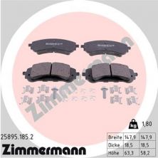 Zimmermann 25895.185.2 - Brzdové platničky -